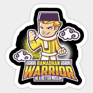 ramadhan warrior muslim Sticker